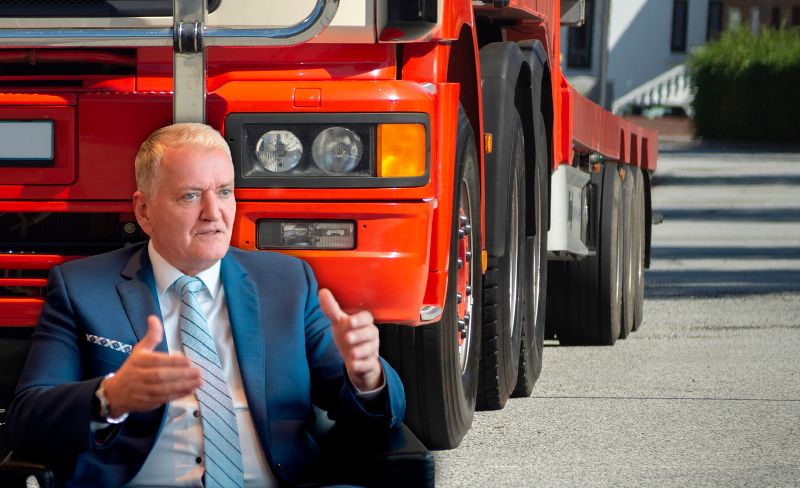 Franz Schnabl will weniger Lkw abseits der Autobahn sehen.