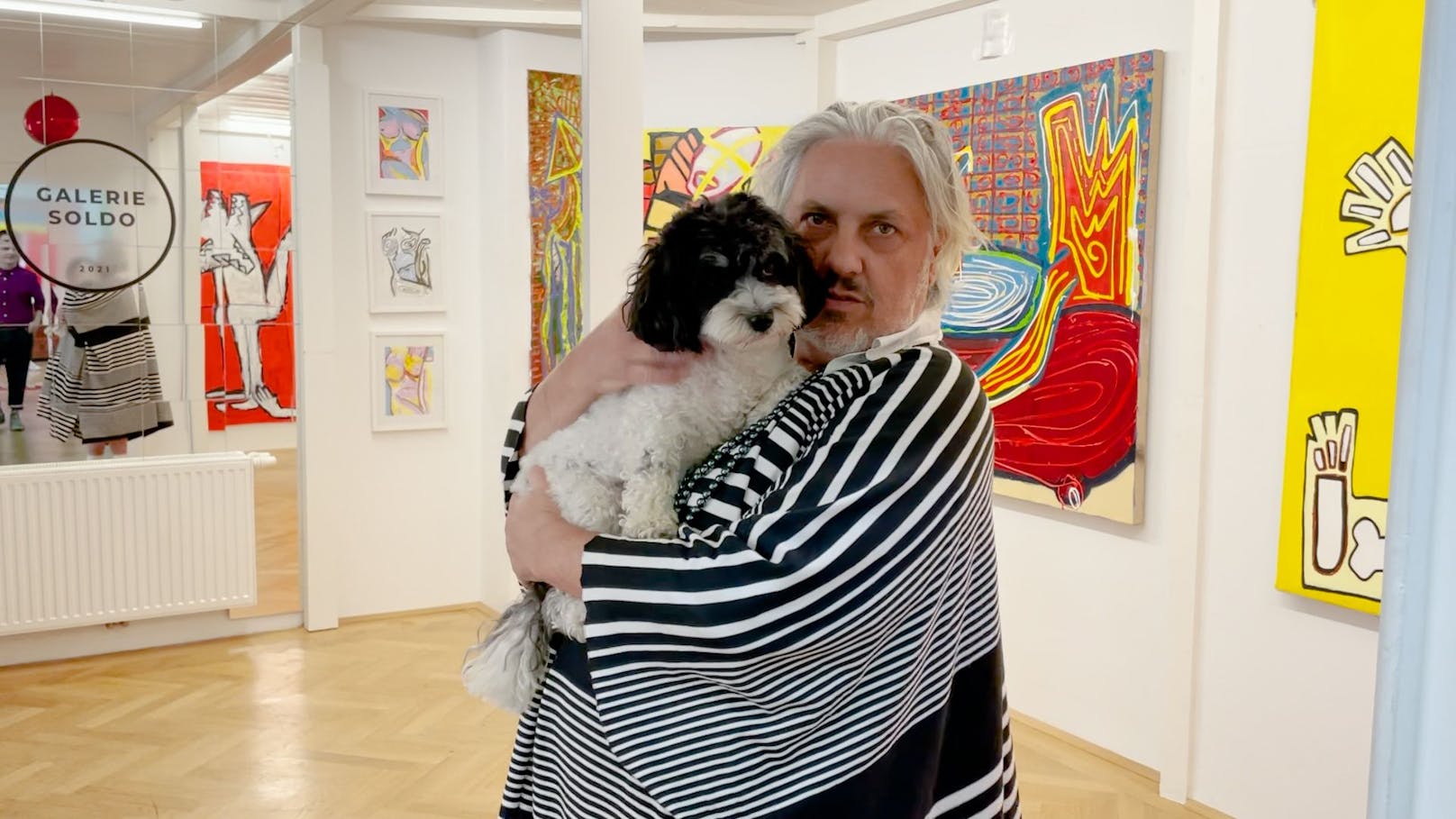 Szenefigur Mario Soldo denkt "Kunstgalerie" neu.