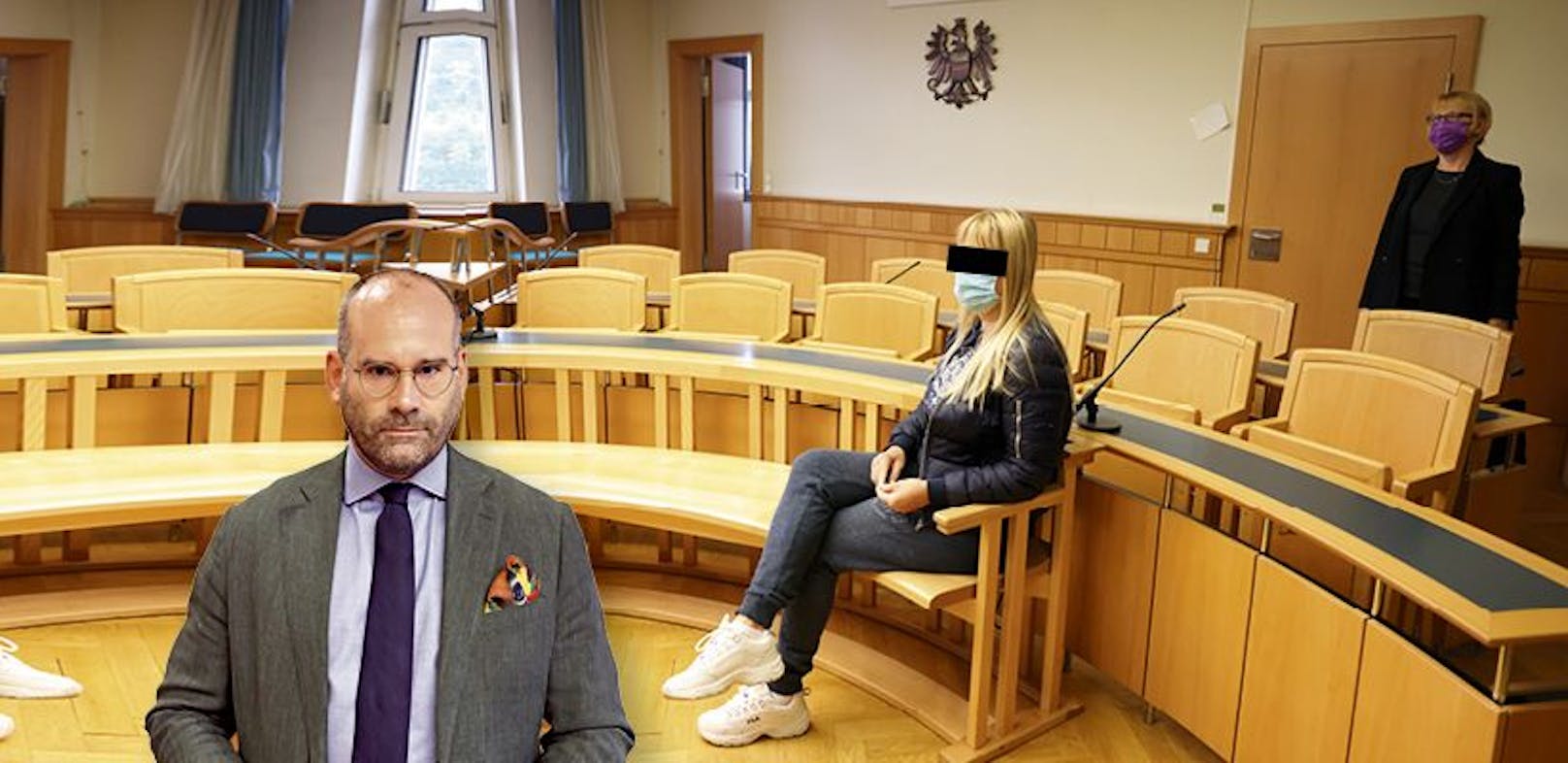 Anwalt Ainedter verteidigte die angeklagte Vereinsleiterin.