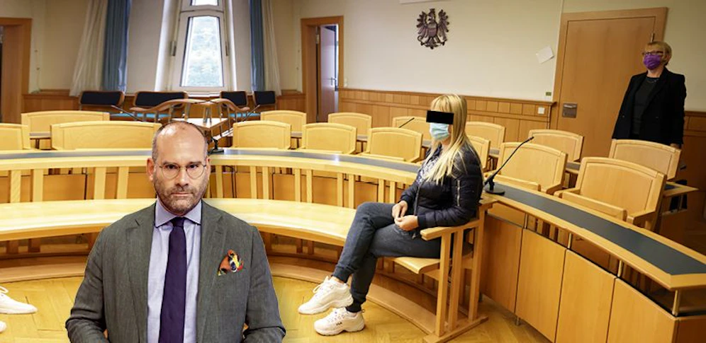 Anwalt Ainedter verteidigte die angeklagte Vereinsleiterin.