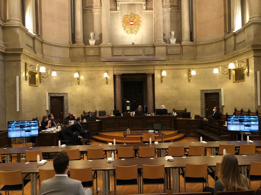Strache im Gericht