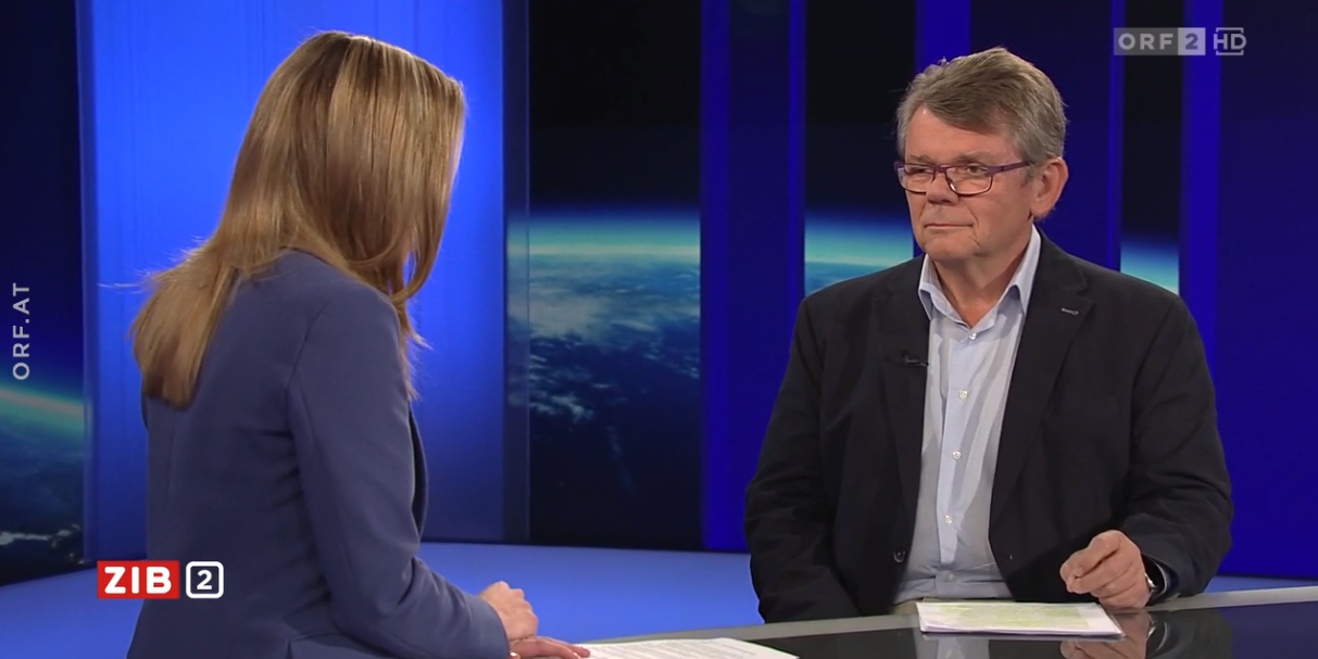 Wolfgang Katzian, Präsident des Österreichischen Gewerkschaftsbundes (ÖGB) in der "ZiB 2"