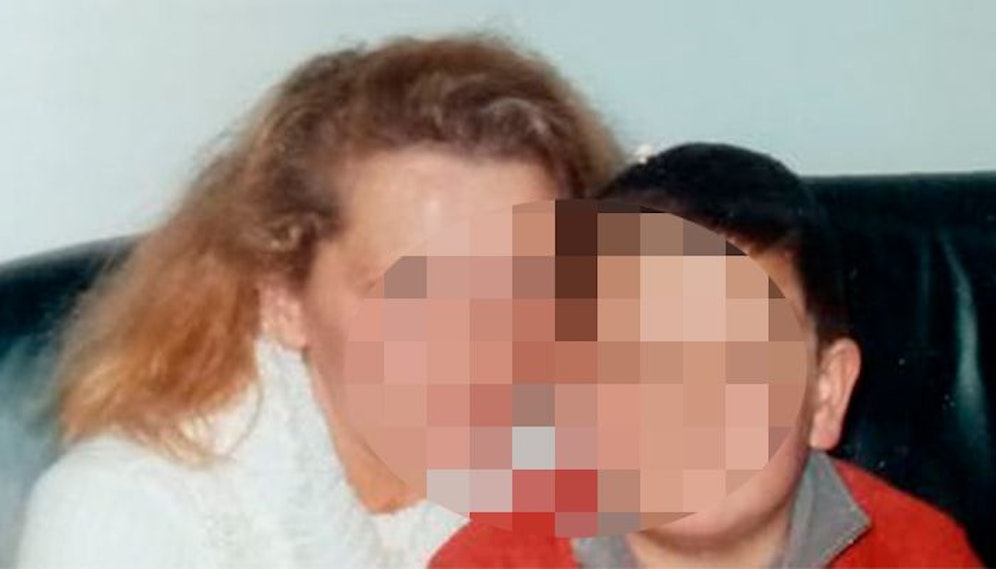 Johanna und ihr Sohn Johannes als junger Bub.
