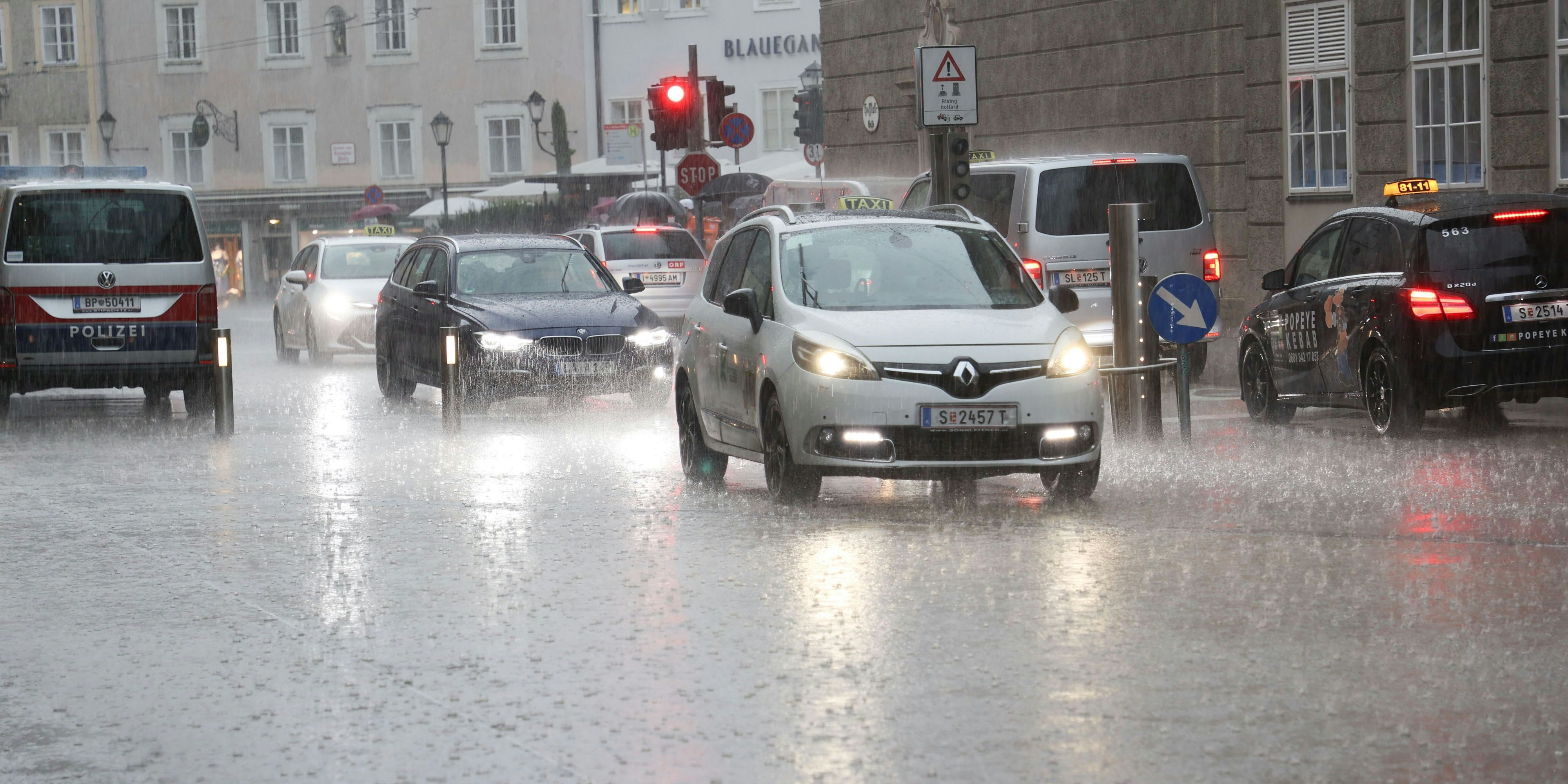 Es regnet in weiten Teilen Österreichs die kommenden Tage fast ununterbrochen.