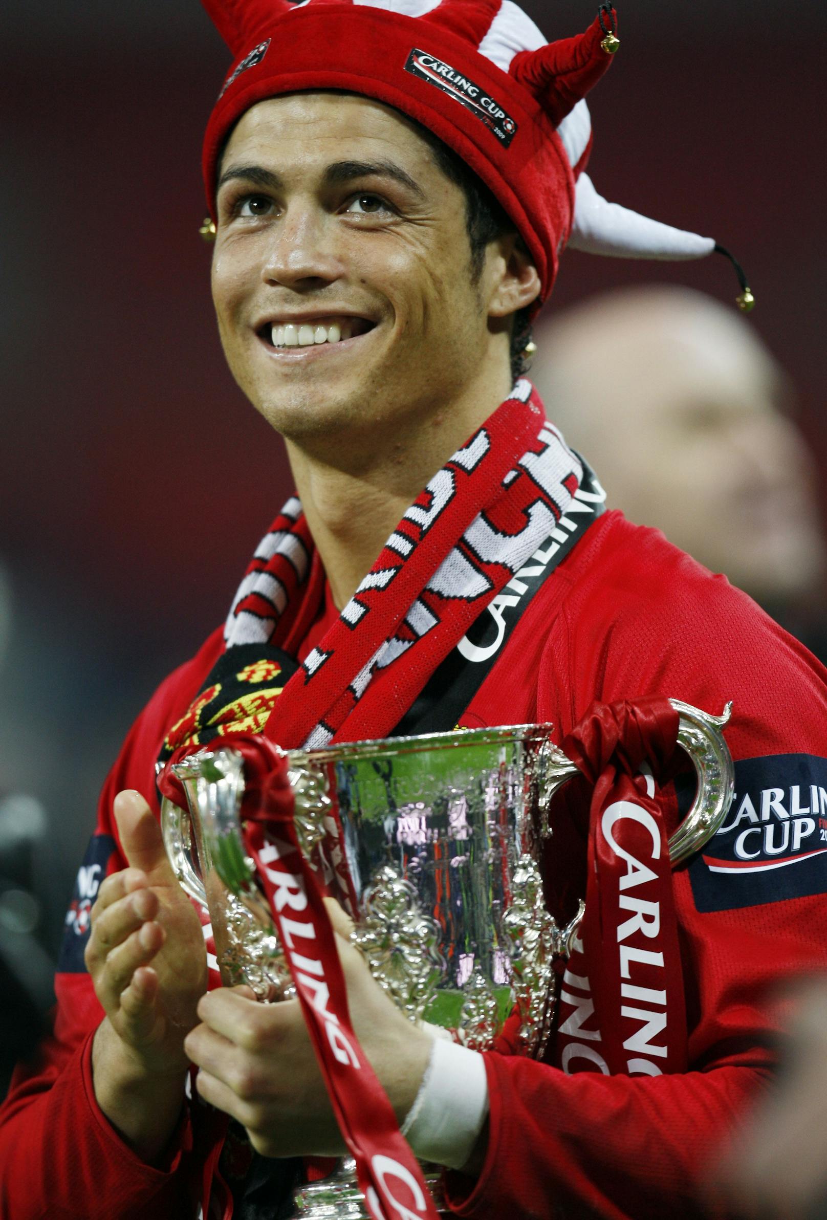 Mit United wurde Ronaldo drei Mal in Folge englischer Meister (von 2007 bis 2009).