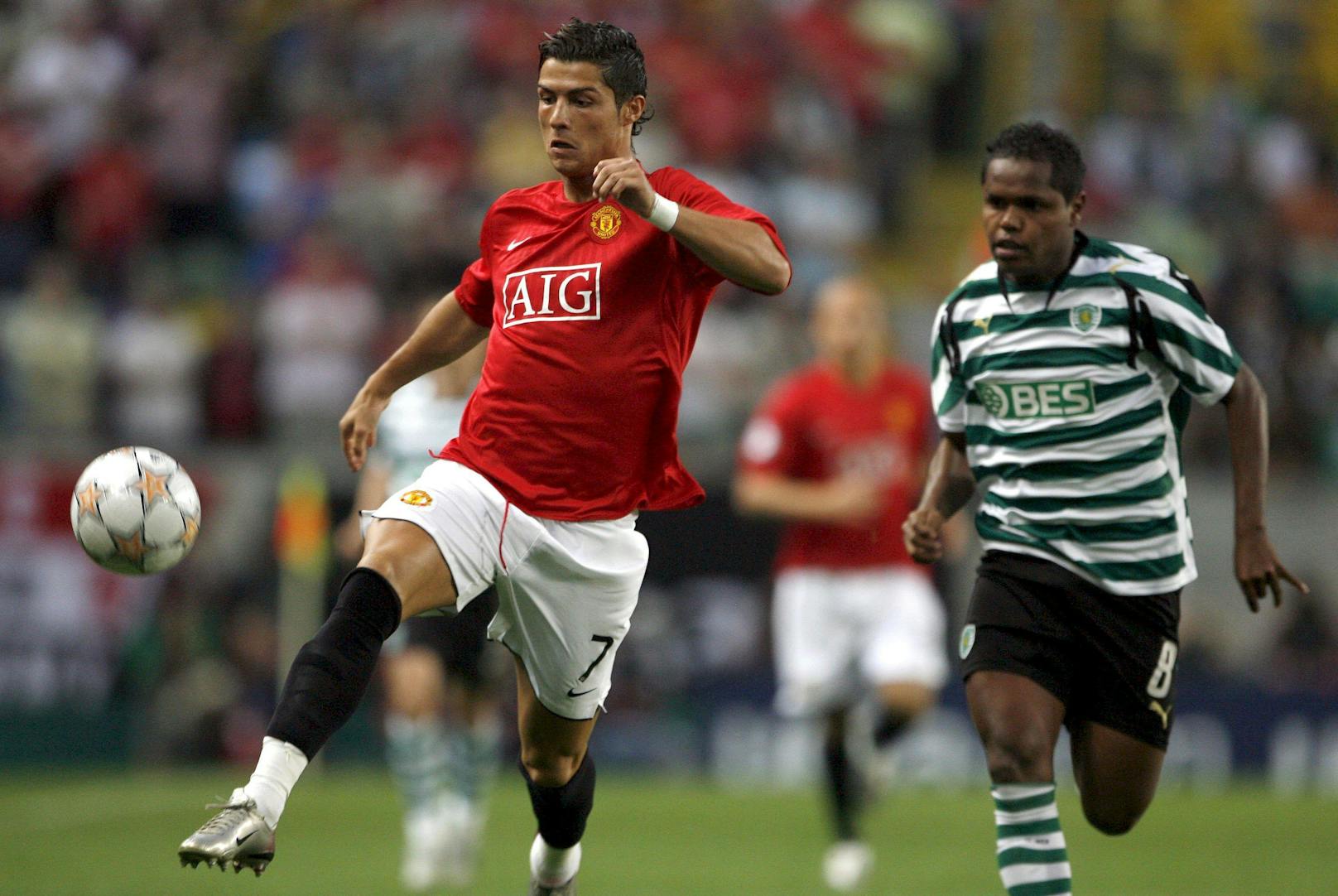 2003 bezahlte Manchester United 19 Millionen Euro für den Portugiesen, bei den Red Devils wurde er zum Star.