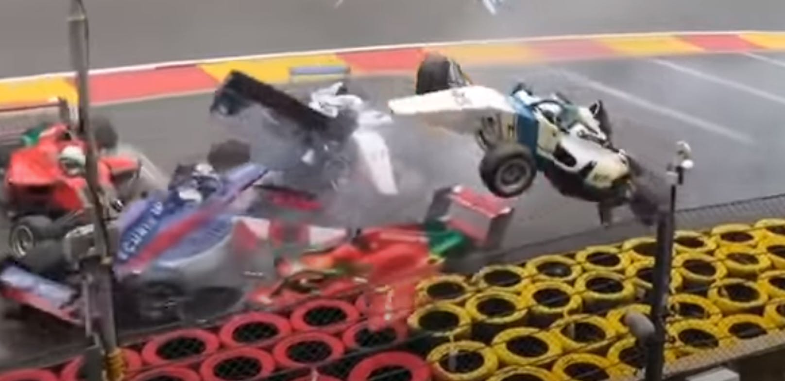 Crash in Spa