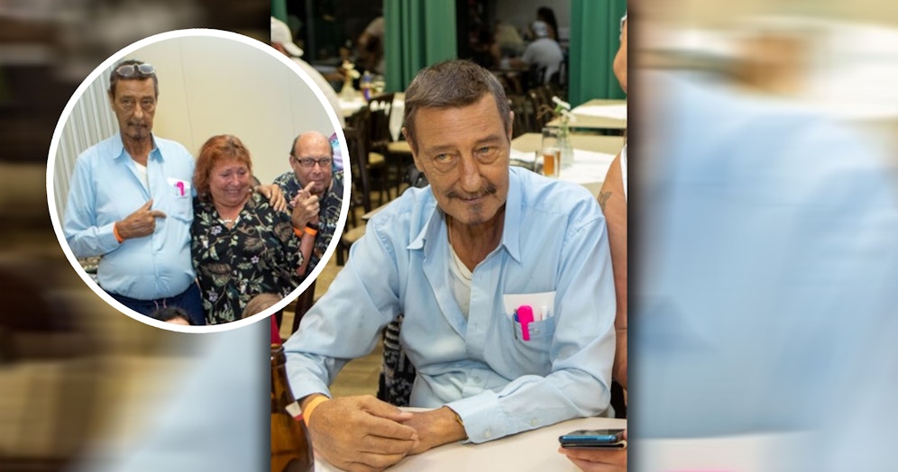 Herr Doser bei einer Schlagerparty in Stockerau