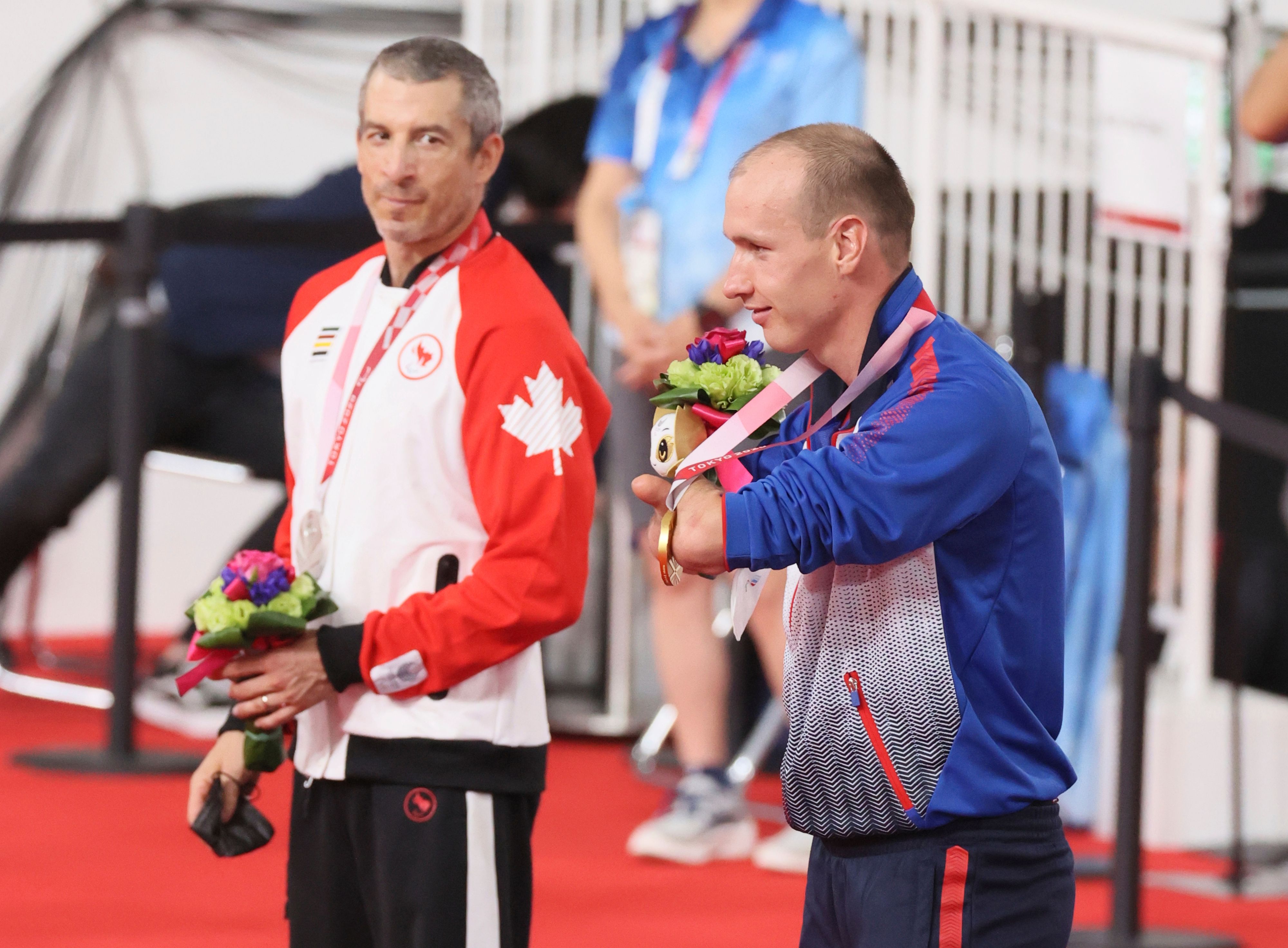 Bei der Siegerehrung von Michail Astaschow wurde die falsche Hymne gespielt. 