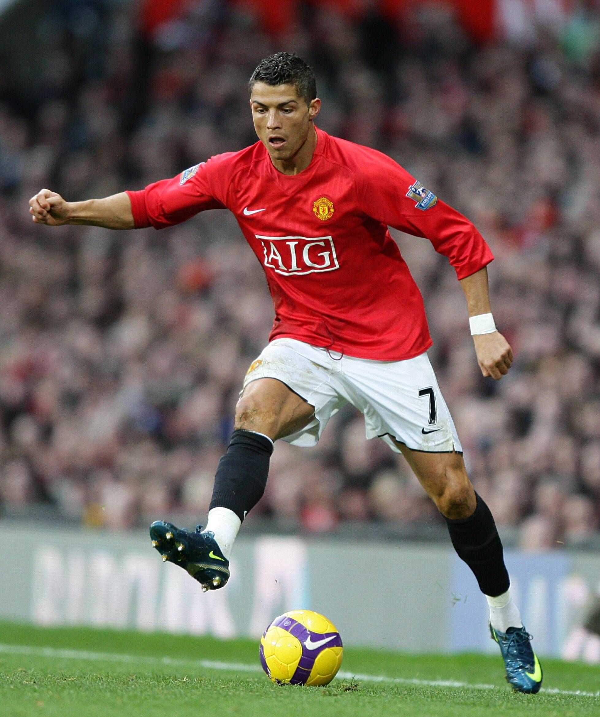 Cristiano Ronaldo kickte von 2003 bis 2009 in Manchester