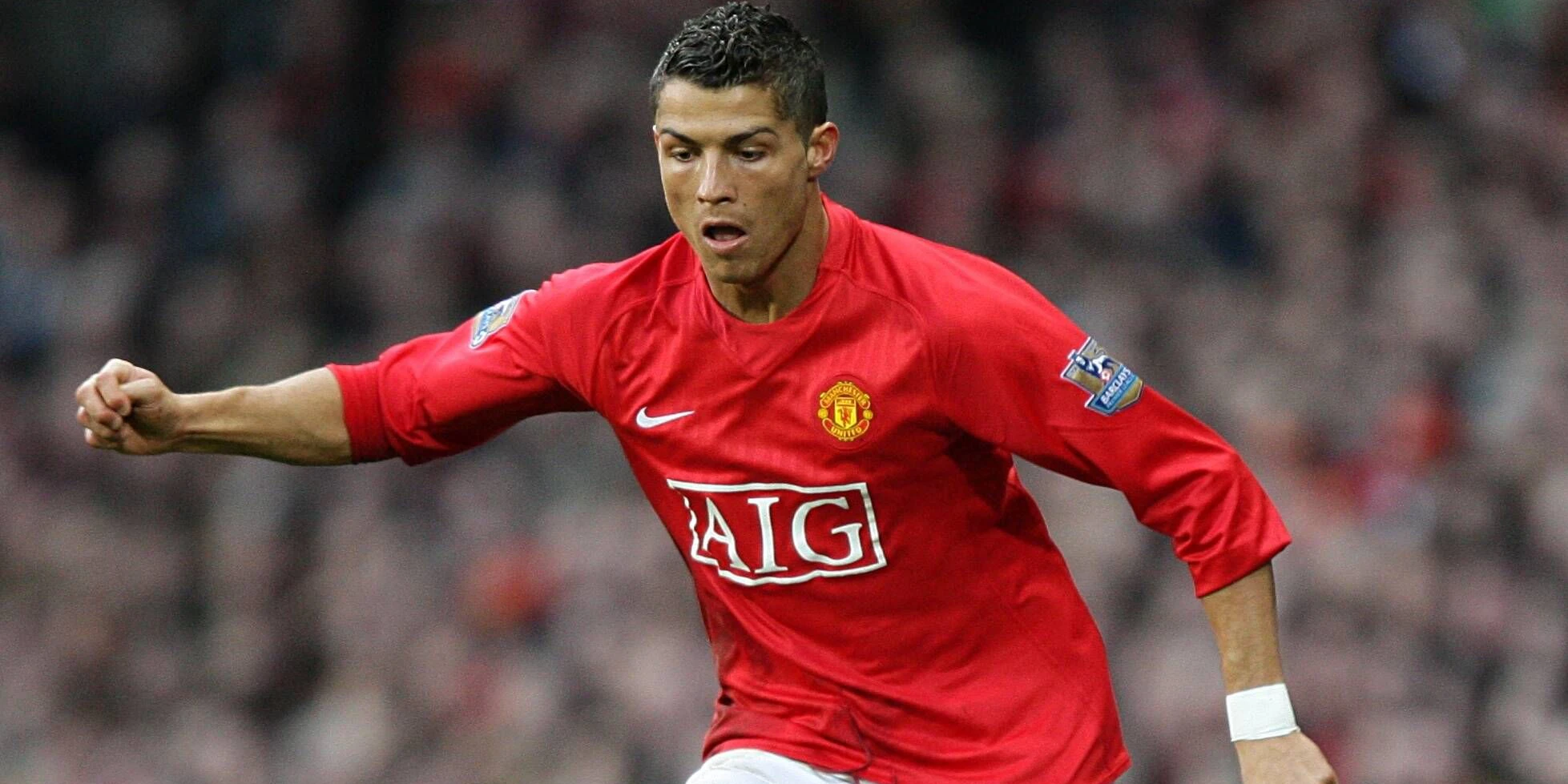 Cristiano Ronaldo kickte von 2003 bis 2009 in Manchester