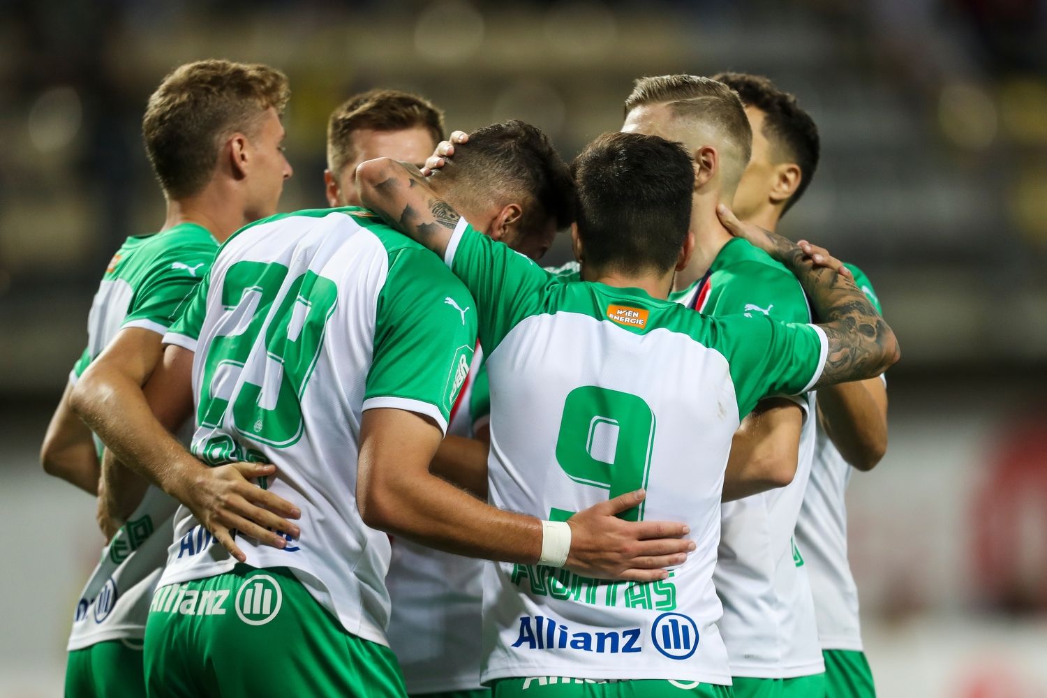 Rapid Wien steht zum neunten Mal in der Europa League. 