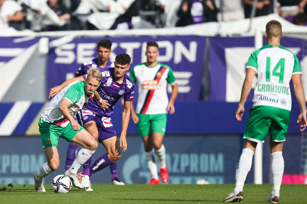 FK Austria Wien gegen den SK Rapid.