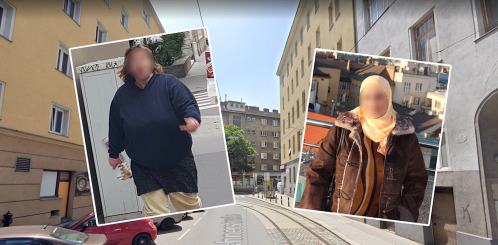 Eine Unbekannte (links) attackierte eine wehrlose 60-Jährige (rechts).