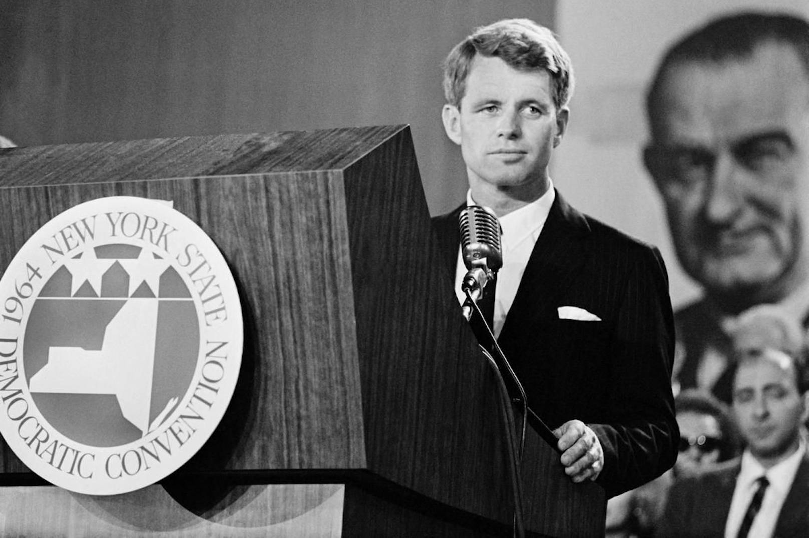 Robert Kennedy als Justizminister im Jahr 1964.