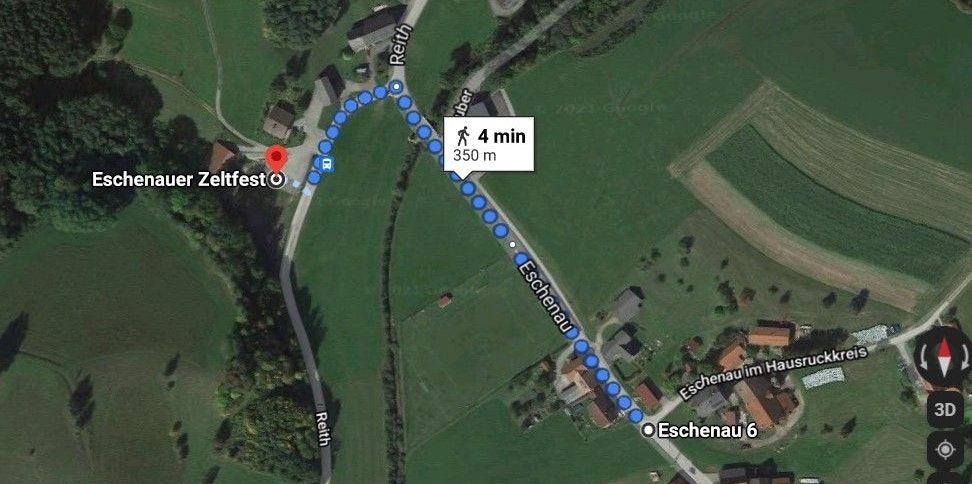 Nur 350 Meter vom Zeltfest entfernt wurde der Bursch niedergestochen.