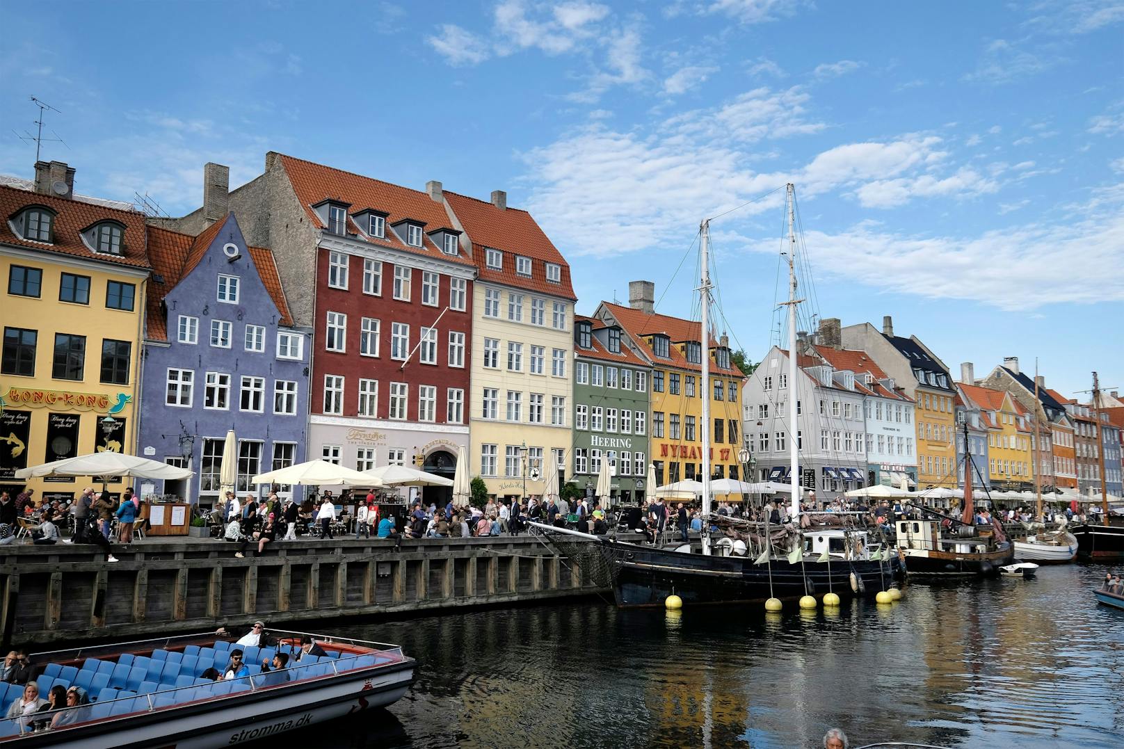 Das dänische Kopenhagen ist im Sommer bei Touristen beliebt wie nie. Im Juli 2023 lagen die Temperaturen tagsüber zwischen&nbsp;20 und 25 Grad.