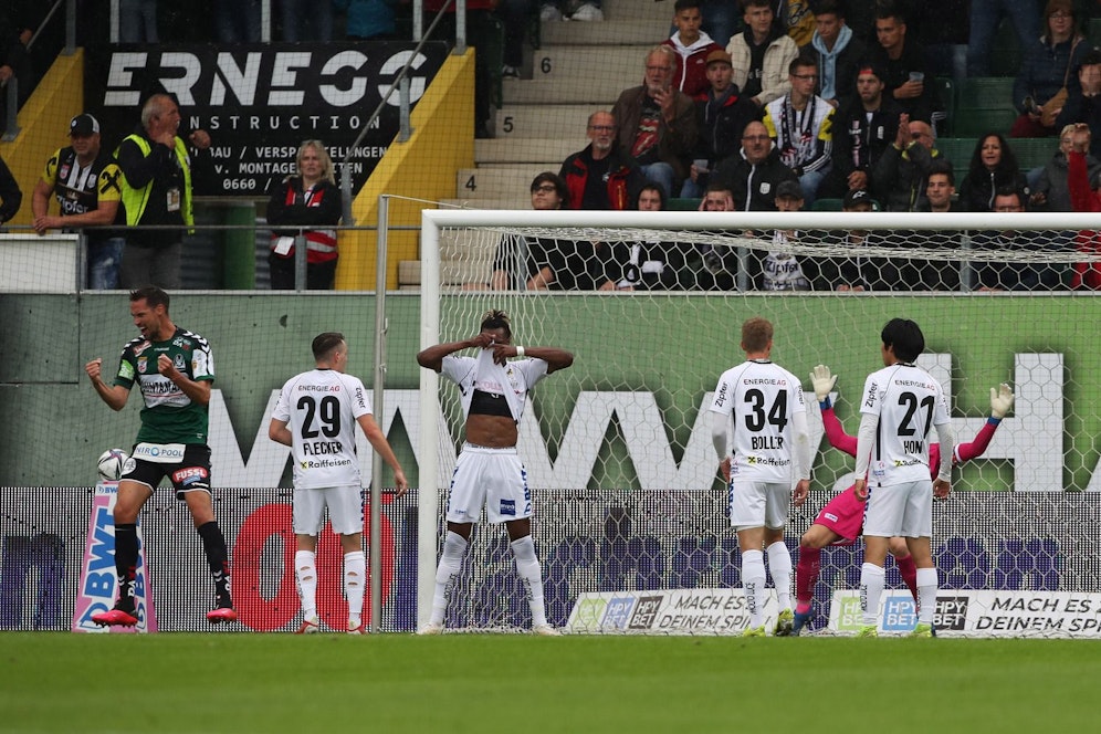 Reiner schießt Ried gegen den LASK zum Heimsieg.