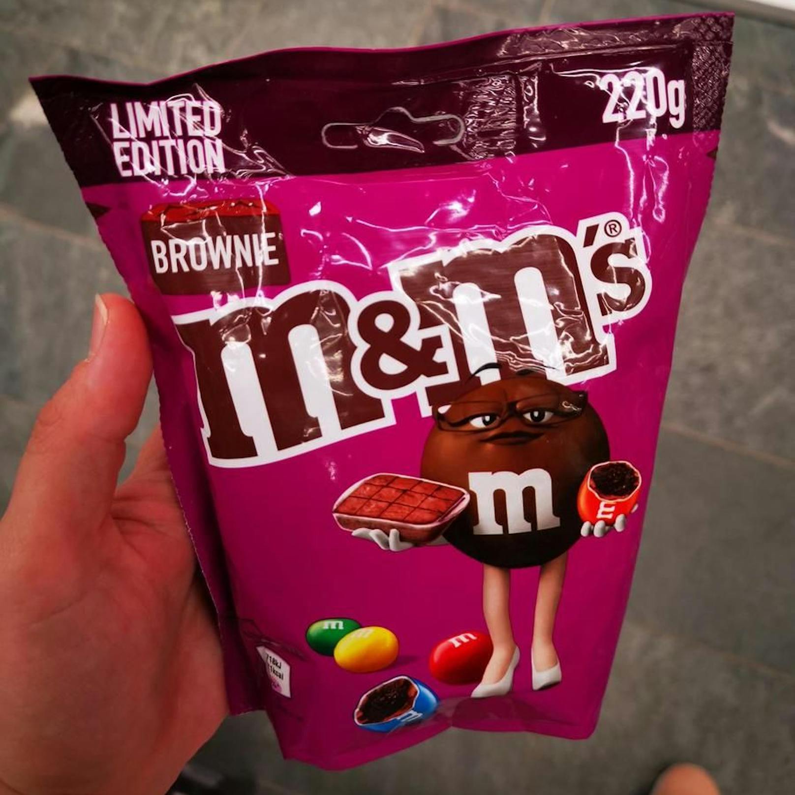 Stein des Anstoßes: die limitierte "Brownie"-Edition der M&M's