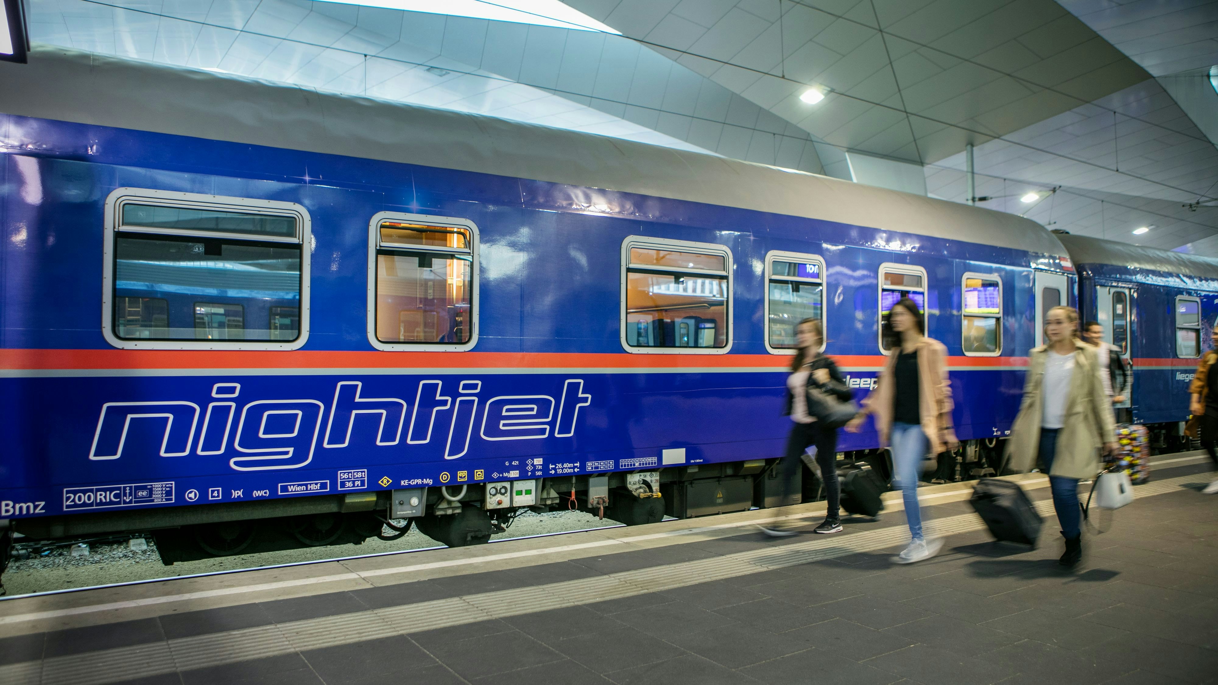 In den Nighjet-Zügen der ÖBB wird jetzt auch gegurgelt.