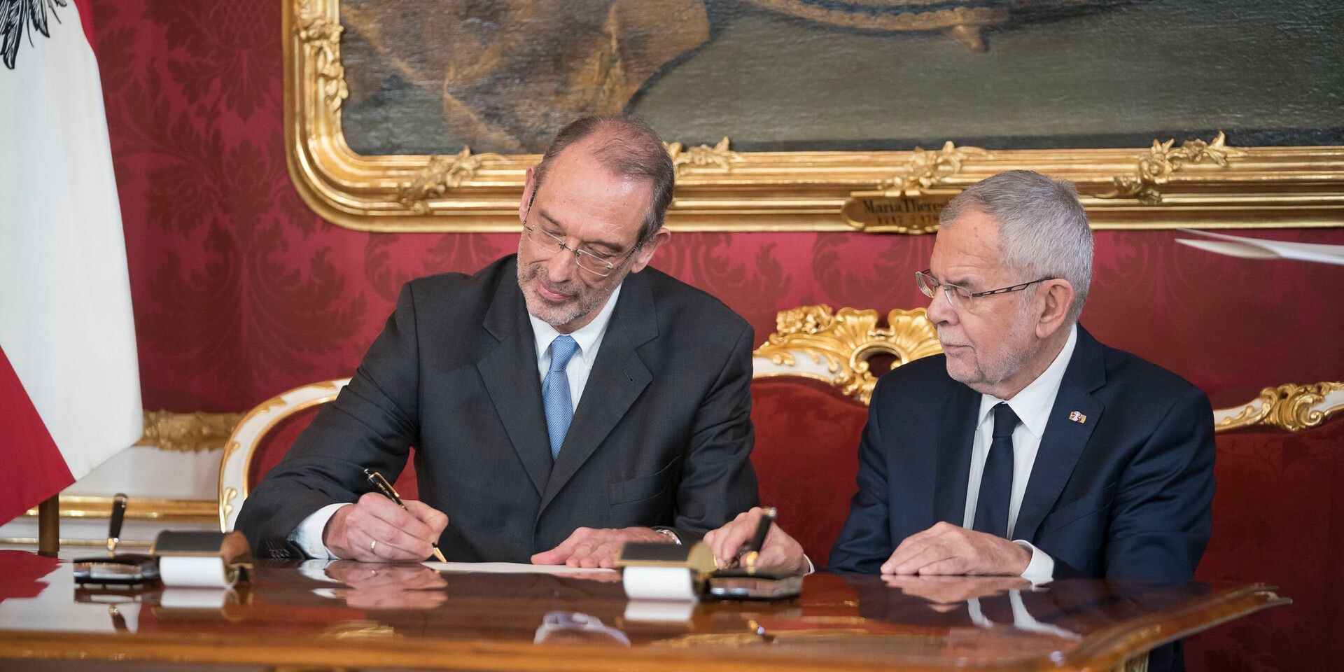 Faßmann ist bis Donnerstag Bundeskanzler.