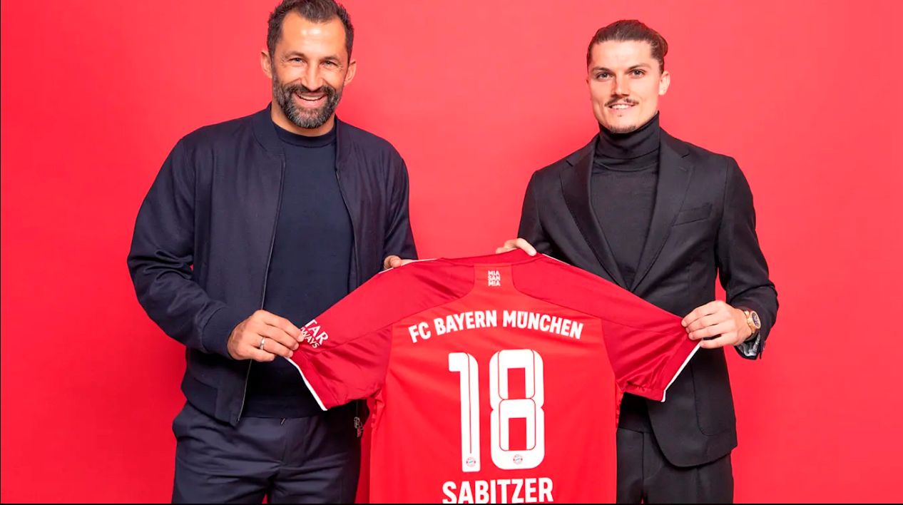 Hasan Salihamidzic und Marcel Sabitzer.