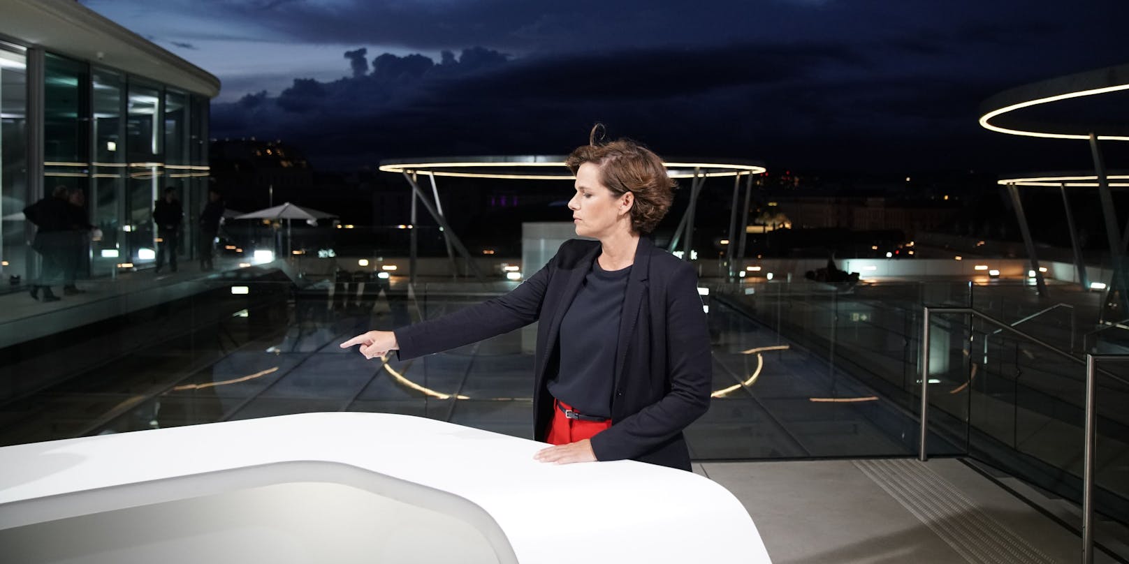 SPÖ-Chefin Pamela Rendi-Wagner unmittelbar vor dem ORF-Sommergespräch.