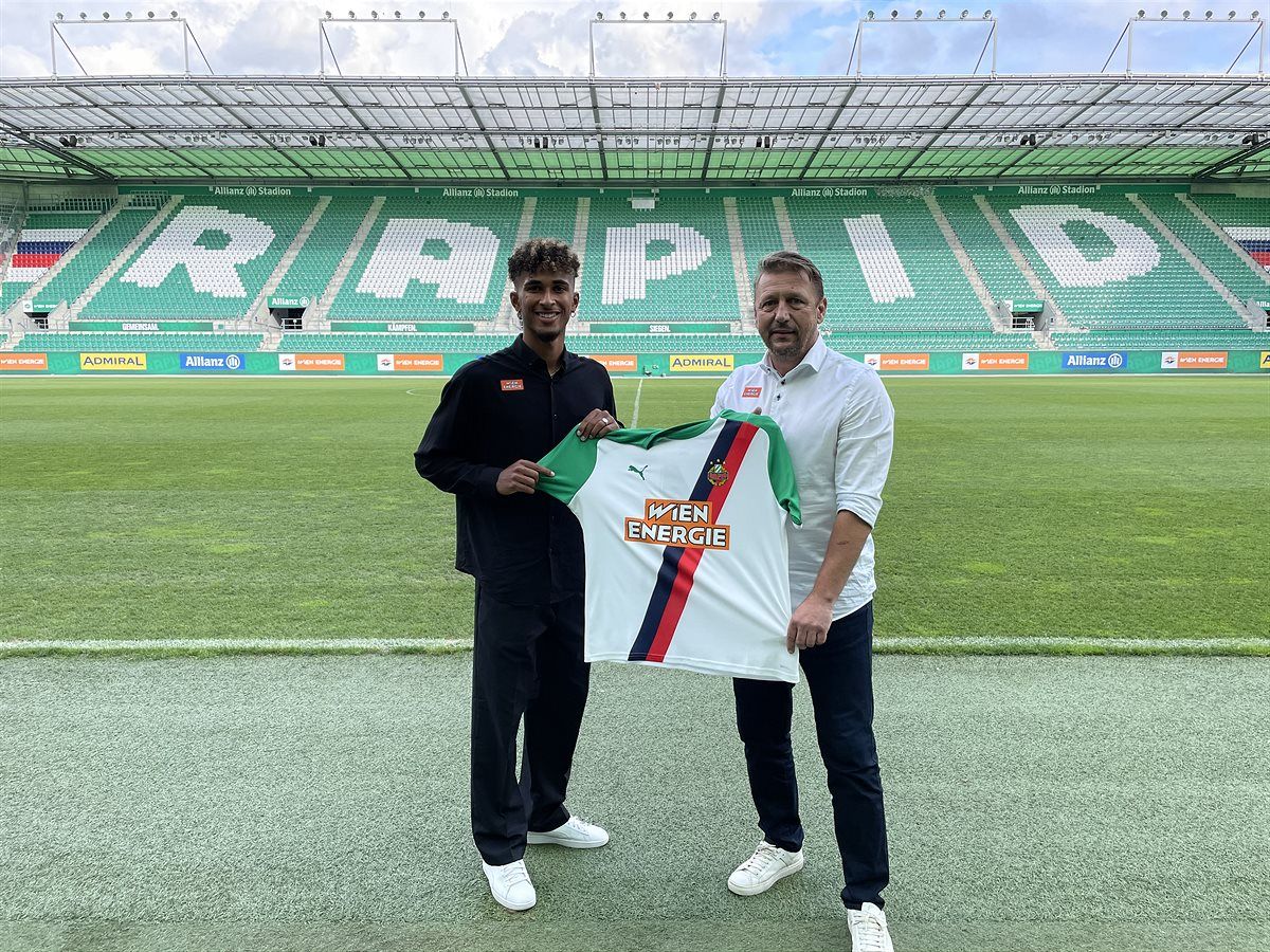 Manuel Aiwu unterschreibt bei Rapid