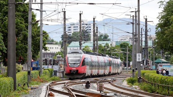 ÖBB Gleisanlagen, Blick Richtung Bahnhof Bregenz. 