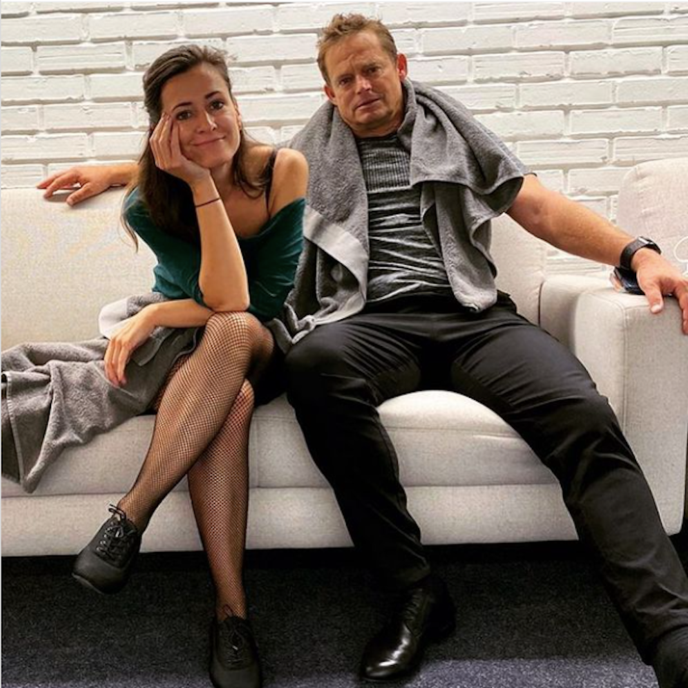 Lenka Pohoralek und Otto Konrad nach ihrem erstem gemeinsamen Training