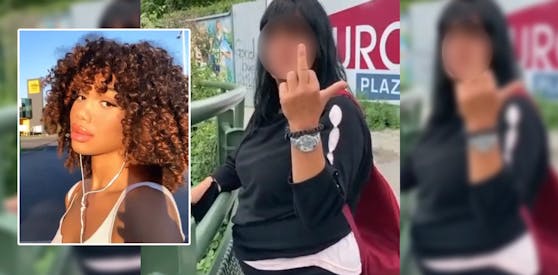 Eine 19-Jährige wurde am Sonntag von einer fremden Frau beschimpft.