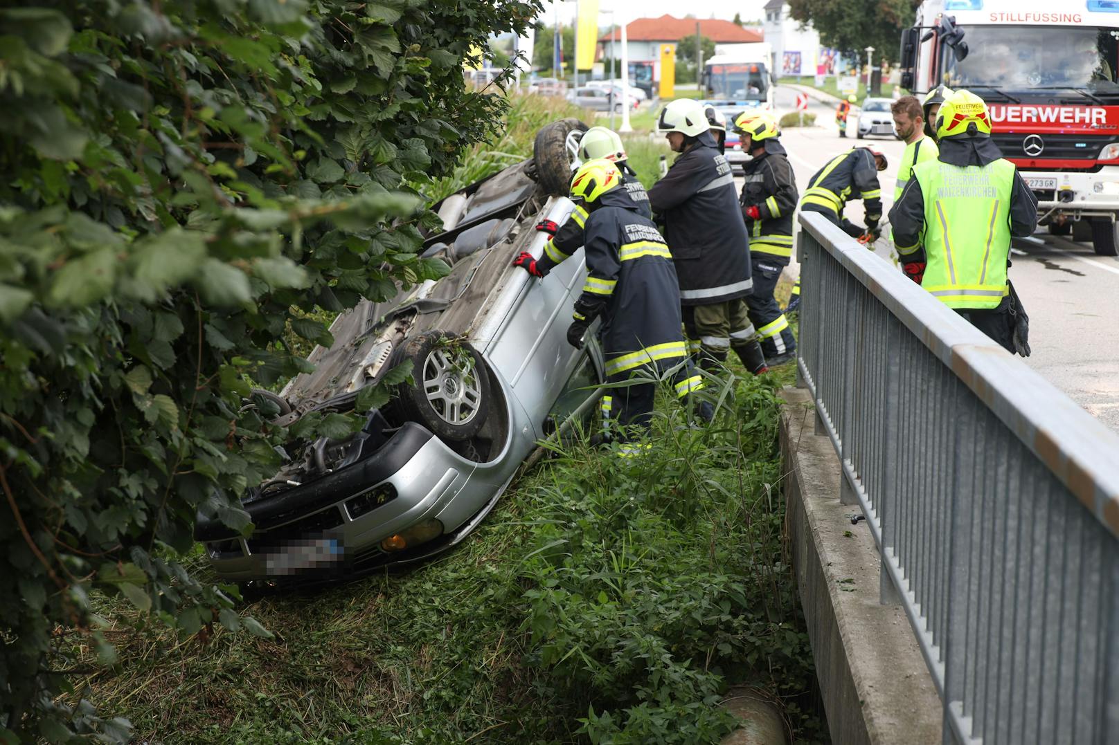 Schwerer Verkehrsunfall in Waizenkirchen (OÖ)