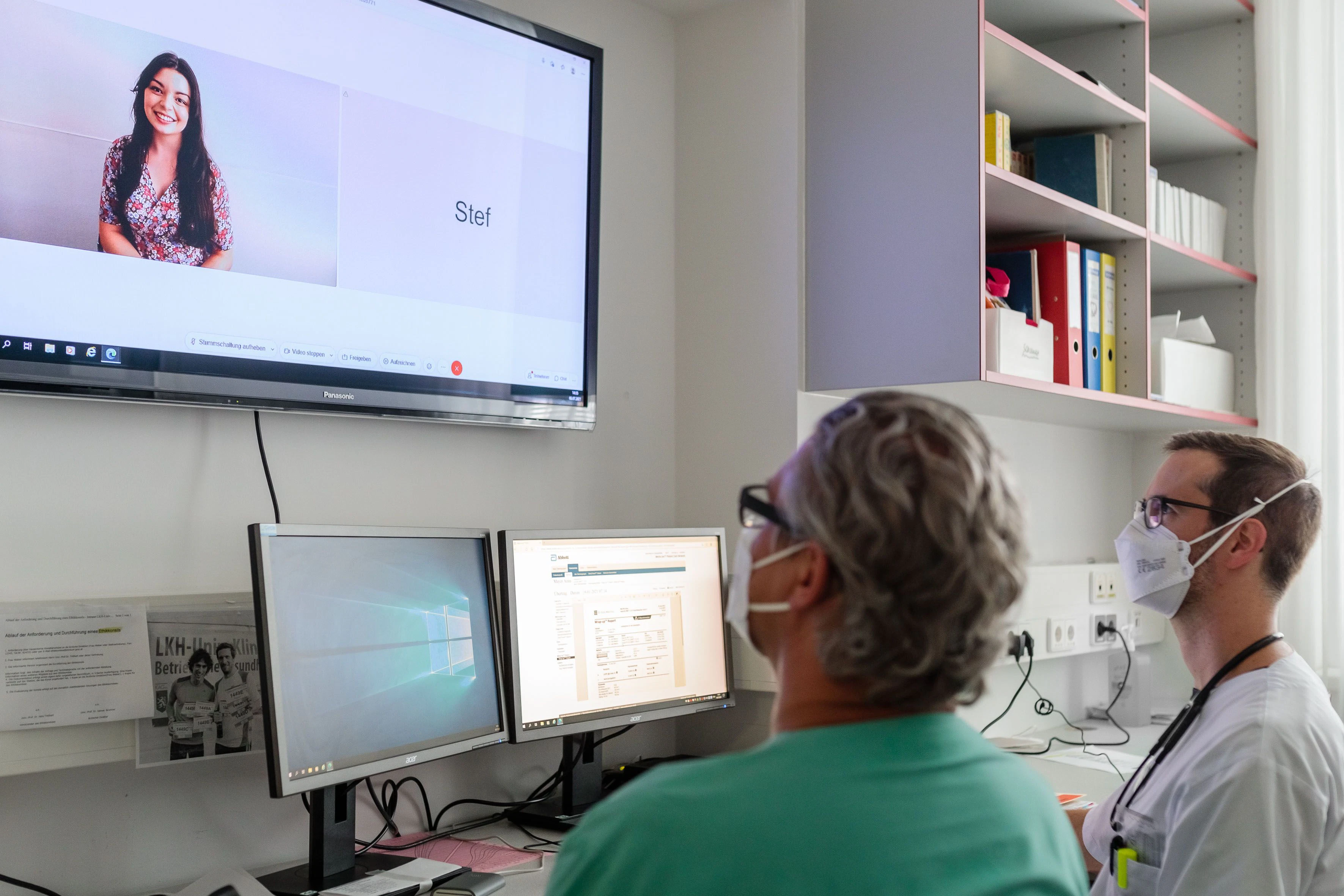 Anna kommt einmal pro Jahr zur Kontrolle auf die Klinik und wird auch telemedizinisch von den Herzspezialisten betreut.