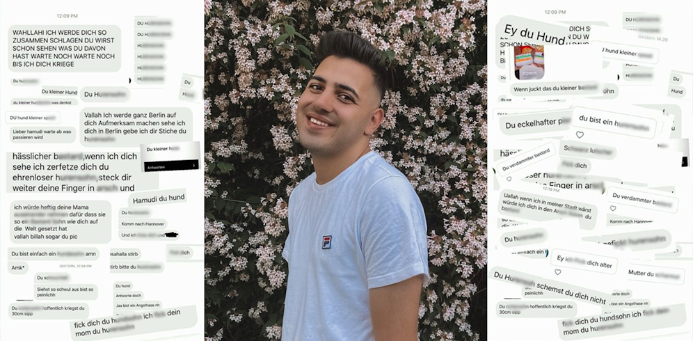 Der Influencer erhielt zigtausende Hassbotschaften