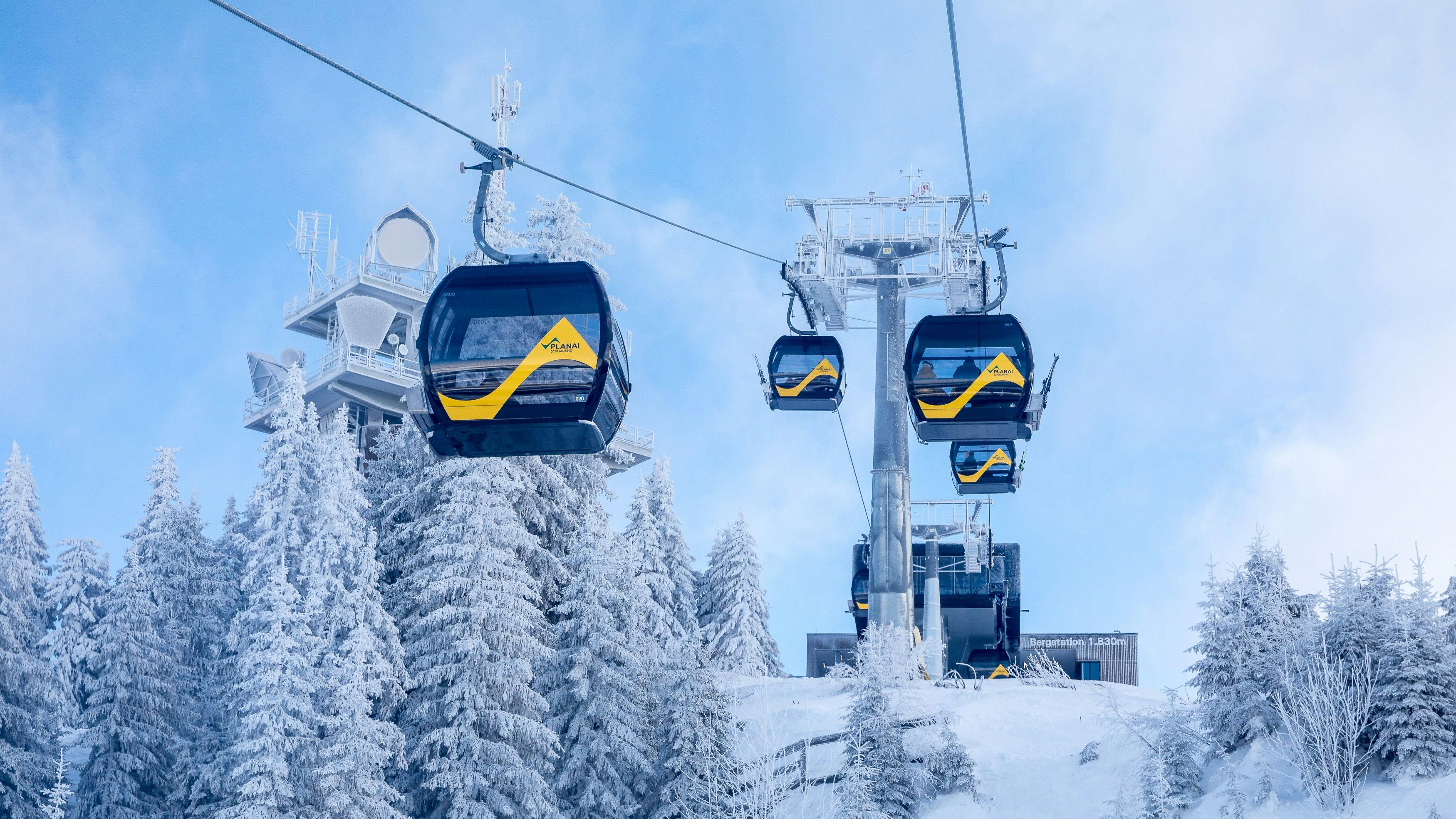 Gondel auf der Planai in Schladming