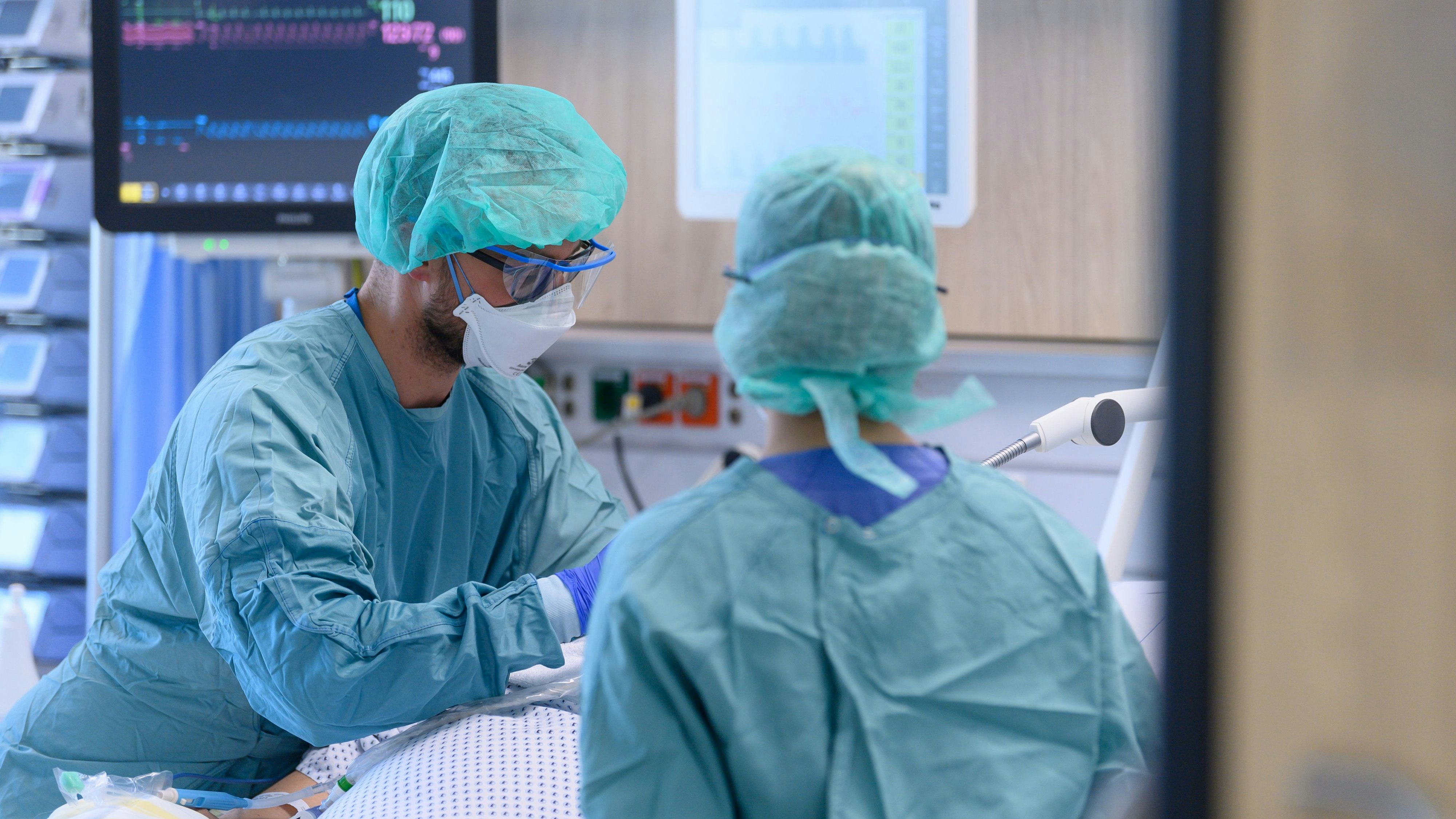 Corona-Intensivstation (Symbolbild)