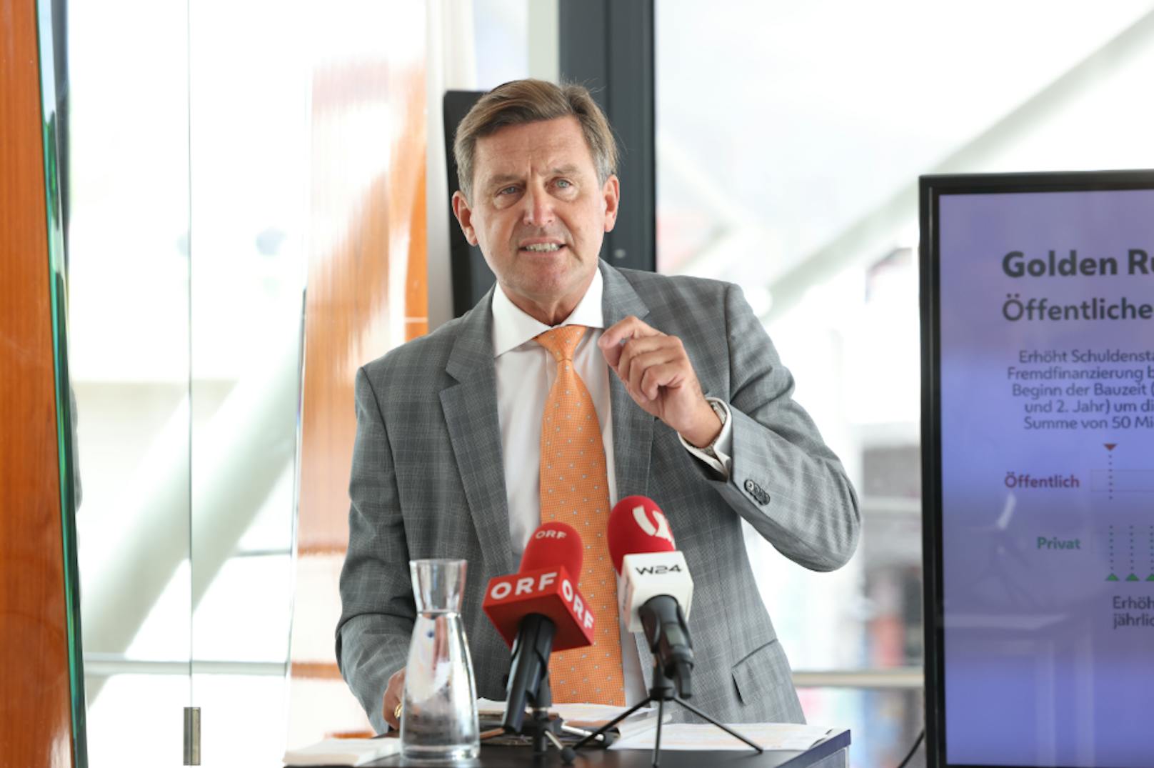 Wiens Wirtschaftsstadtrat Peter Hanke (SPÖ) ist Schirmherr über "Stolz auf Wien".&nbsp;
