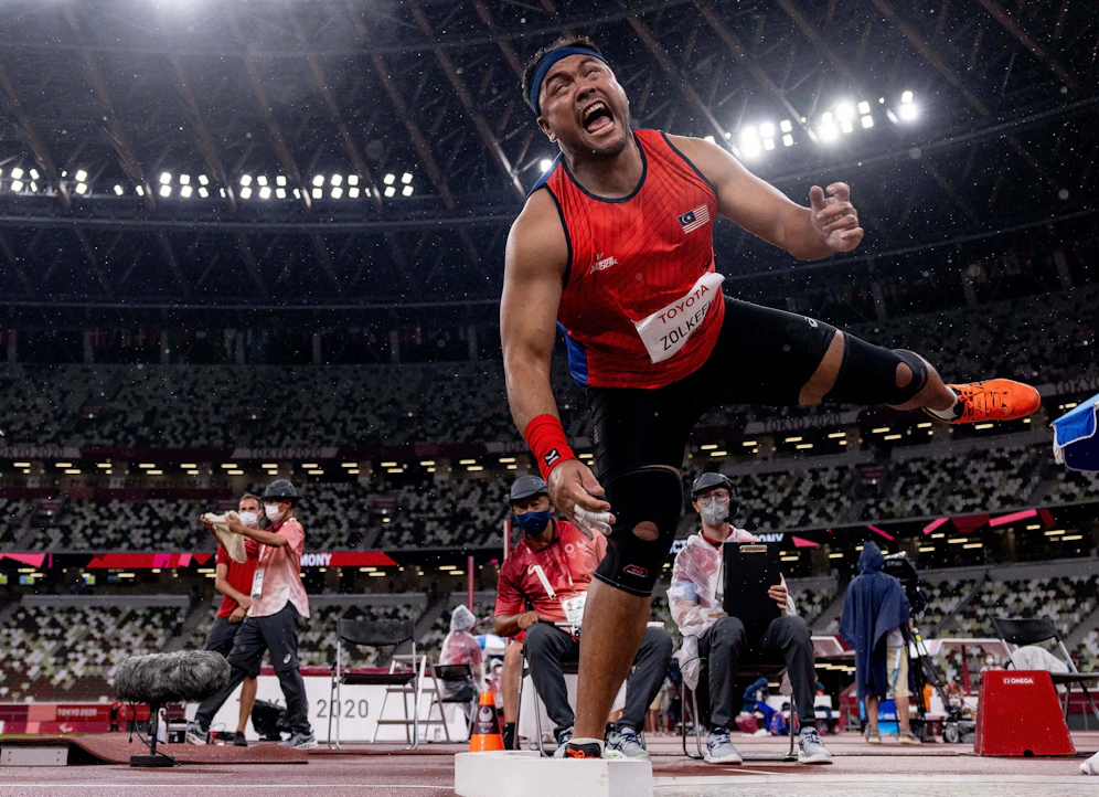 Kugelstoßer Muhammad Zolkefli verlor Paralympics-Gold. 