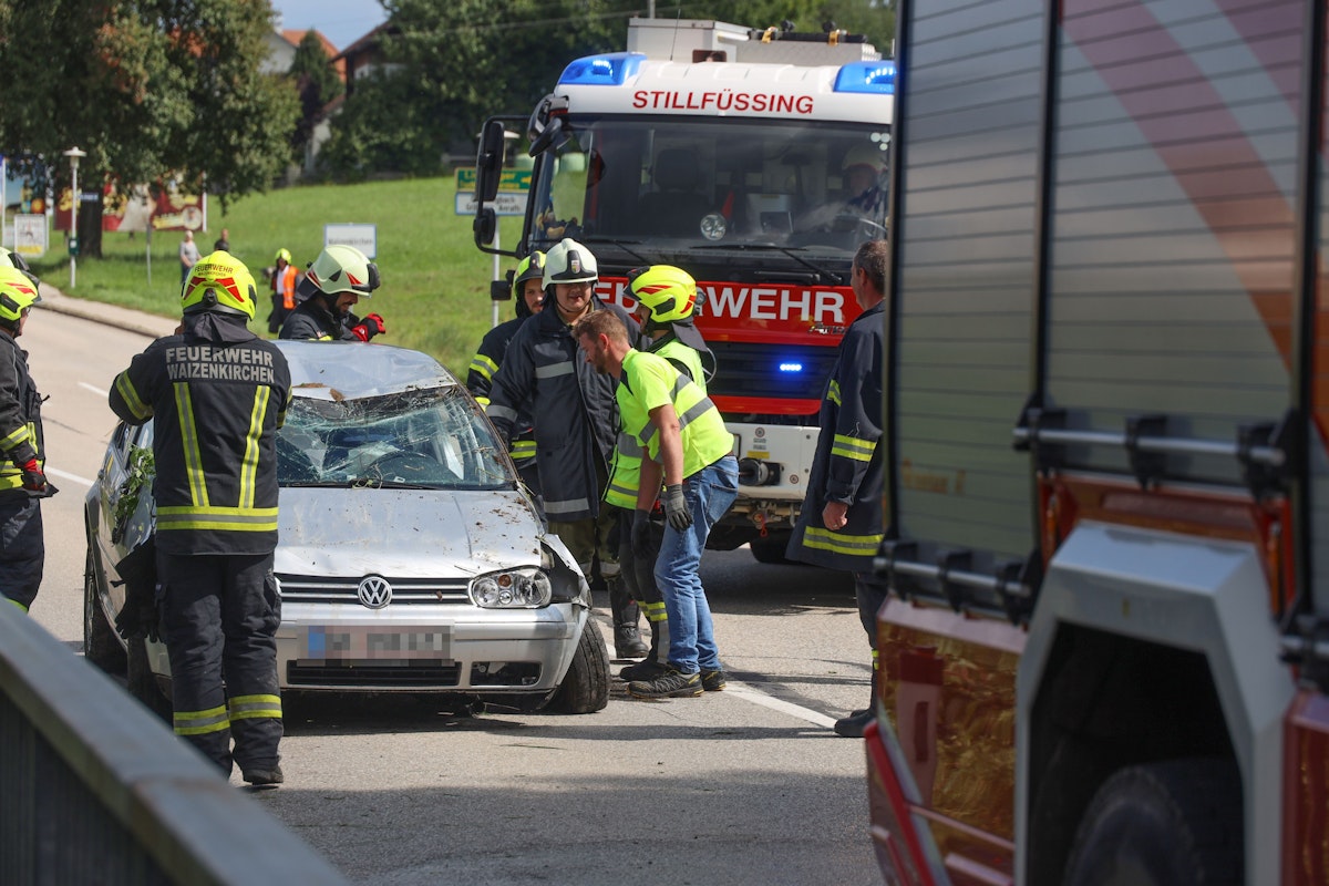 Mittwochvormittag ereignete sich ein schwerer Unfall im Bezirk Grieskirchen
