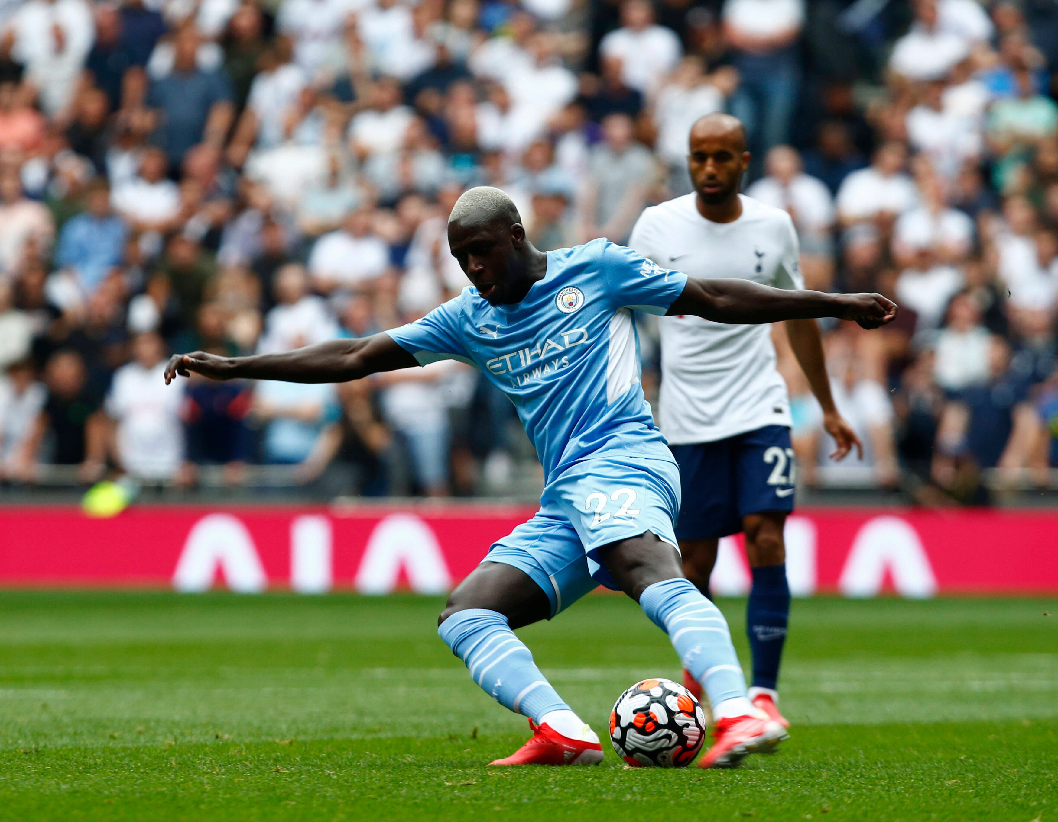 Zum Saisonauftakt spielte Mendy noch für City beim 0:1 gegen die Spurs.