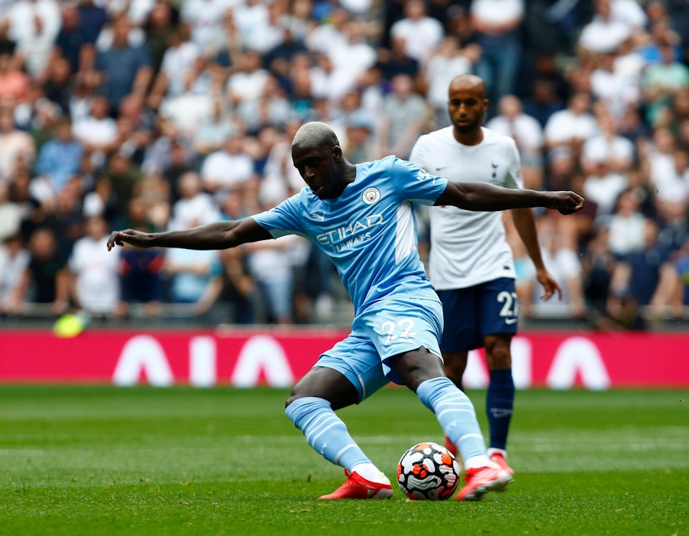 Zum Saisonauftakt spielte Mendy noch für City beim 0:1 gegen die Spurs.
