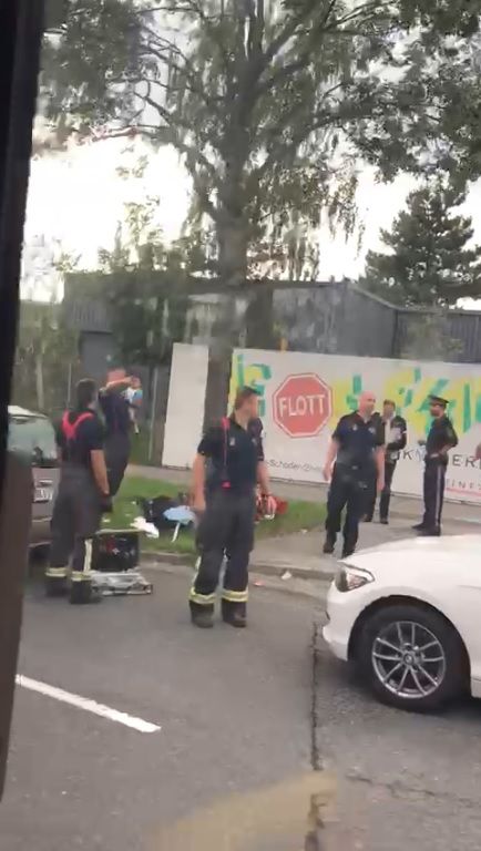 Die Polizei, Rettung und Feuerwehr waren vor Ort.