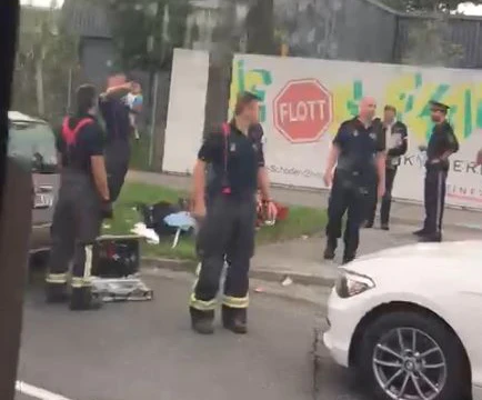 Die Polizei, Rettung und Feuerwehr waren vor Ort.