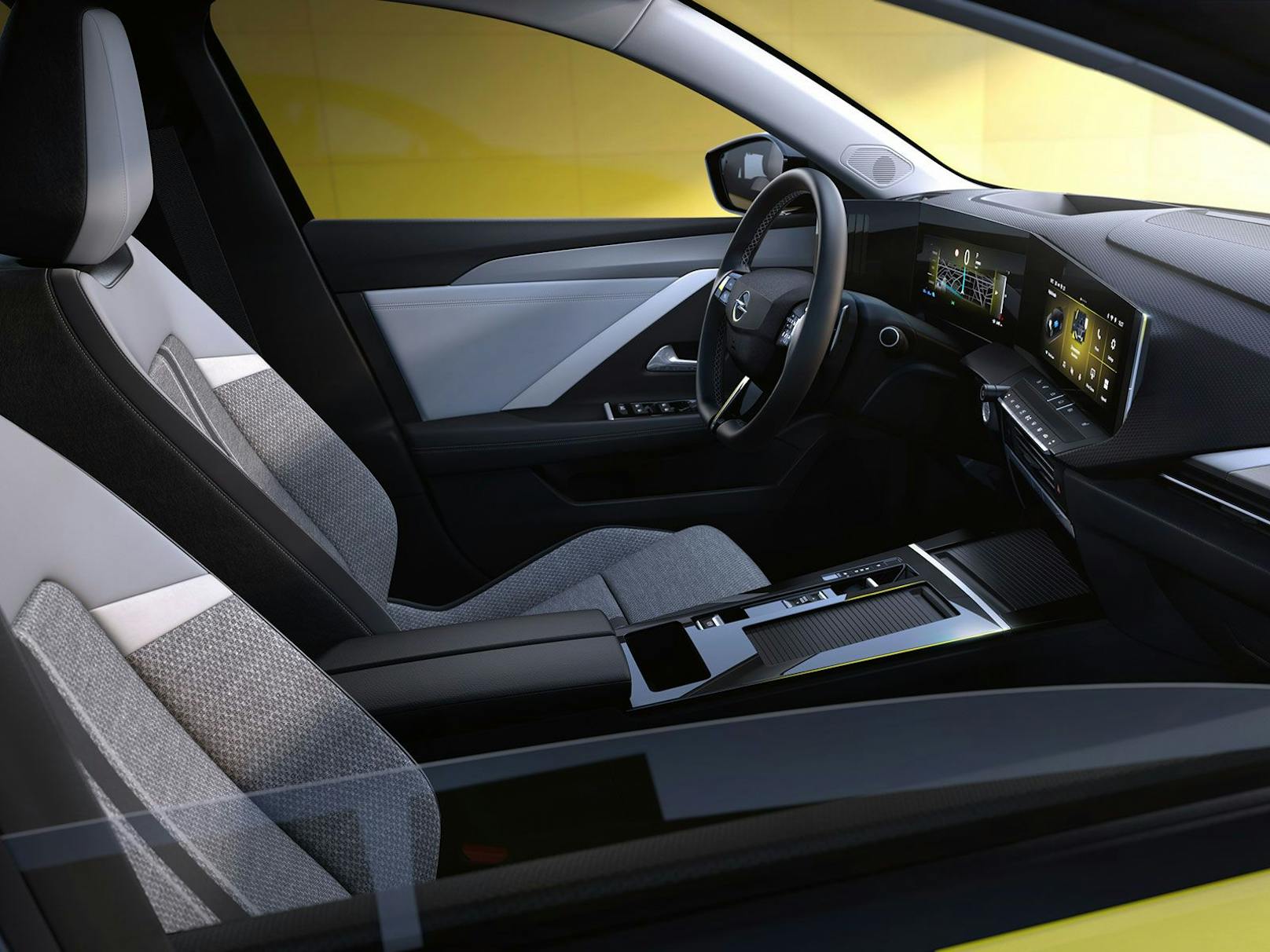 Modern gestalteter Innenraum im neuen Opel Astra