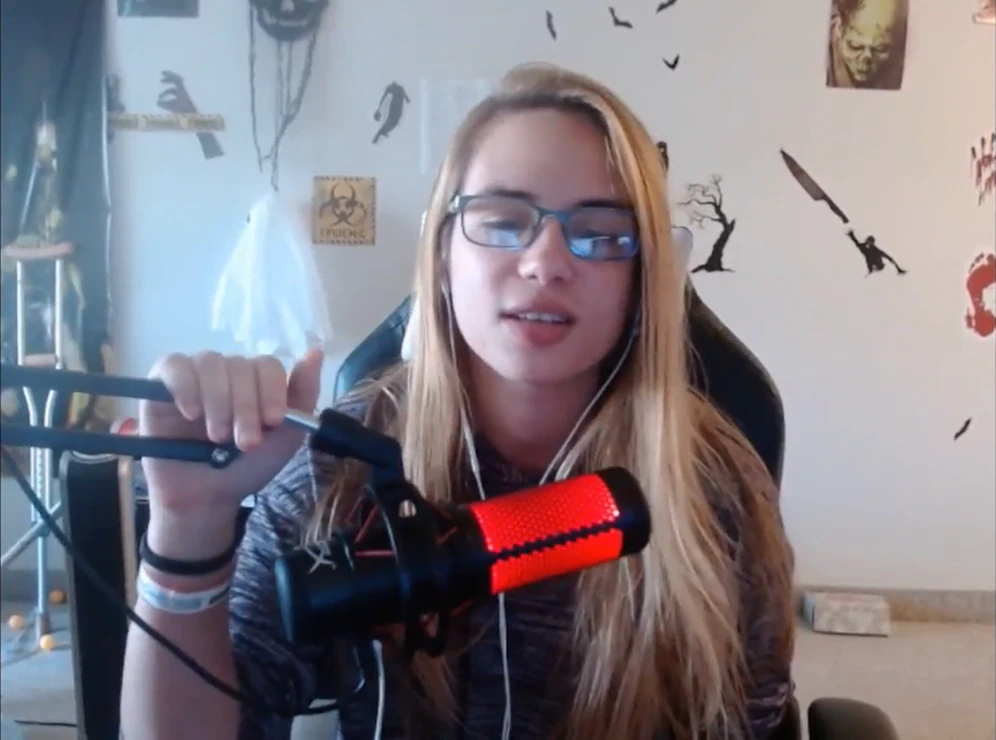 Die 22-Jährige Streamerin 
