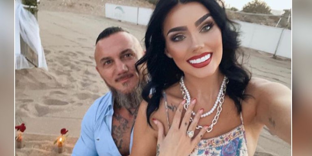 Nathalie Volk ist auf dem Foto kaum wiederzuerkennen