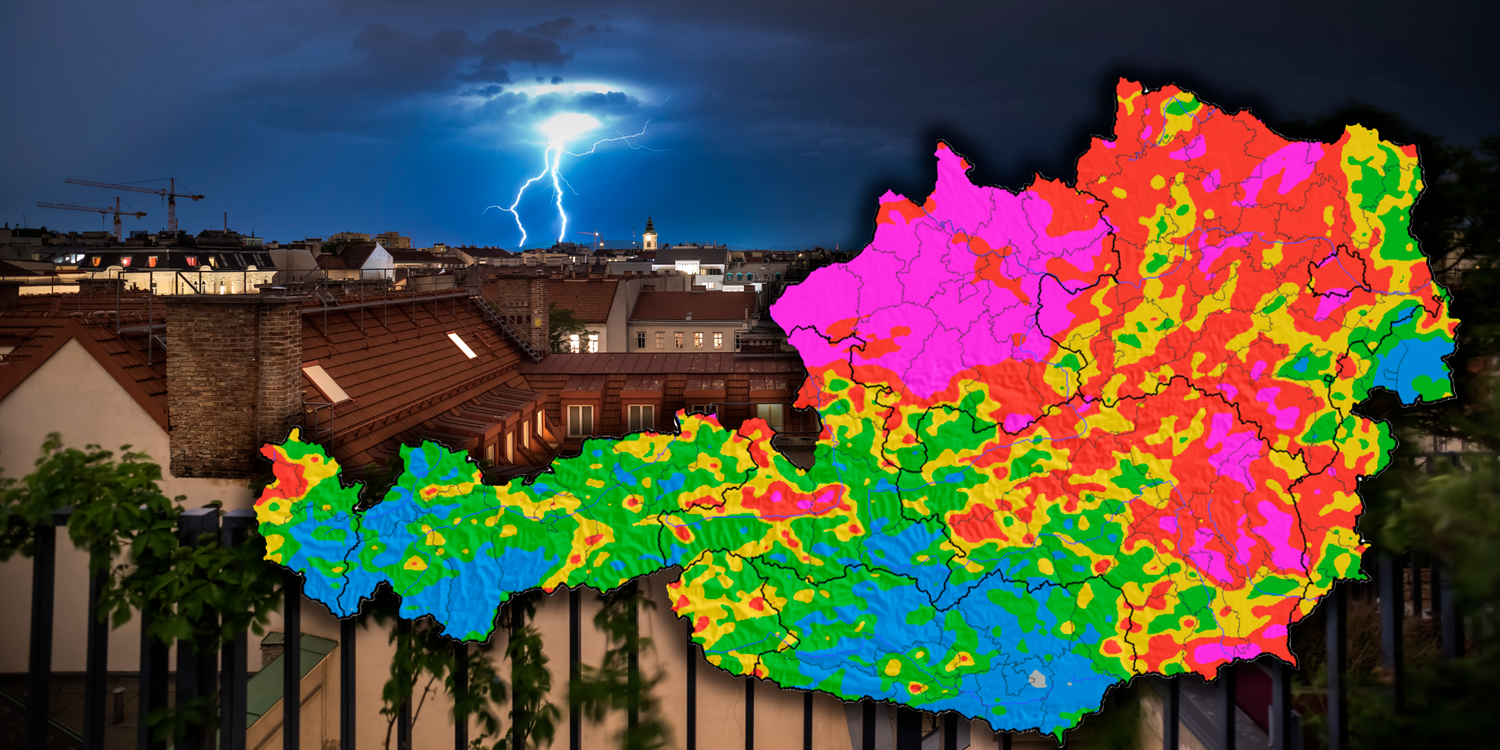 Auch in Wien hat es Tausende Male geblitzt.