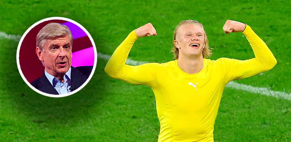 Arsene Wenger glaubt zu wissen, wo Erling Haaland hinwechselt. 