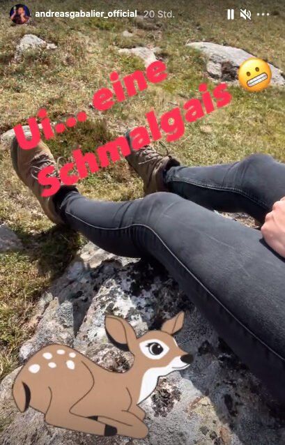 Dieses Foto postete Andreas Gabalier in einer Instagram-Story.