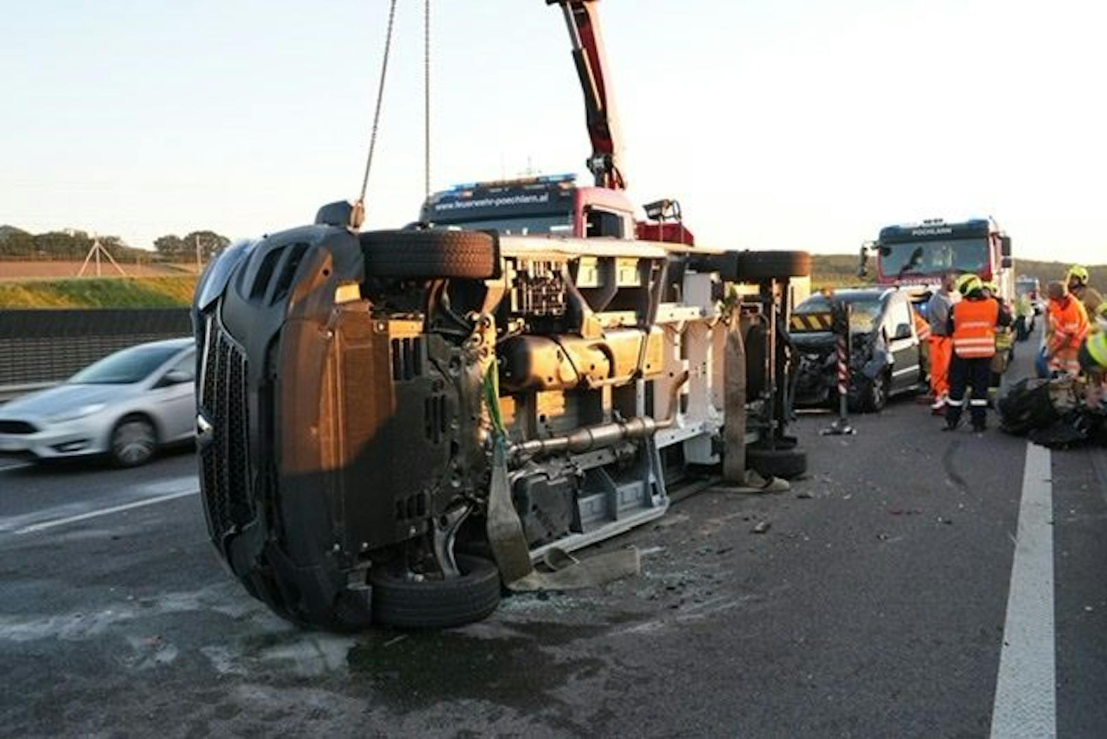 Am Freitag kam es auf der A1 Fahrtrichtung Wien zu einem Verkehrsunfall.